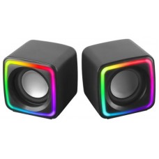 Altavoces 2.0 Mars Gaming Mscube Black 8w Rms Sonido