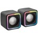 Altavoces 2.0 Mars Gaming Mscube Black 8w Rms Sonido