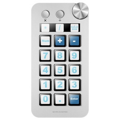 PLATAFORMA DE CONTROL DELGADA MSD-NEO BLANCO MARS GAMING (Espera 4 dias)