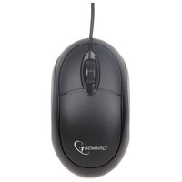 GEMBIRD Ratón óptico USB 3 botones cable Negro GEMBIRD Ratón óptico USB 3 botones cable Negro
