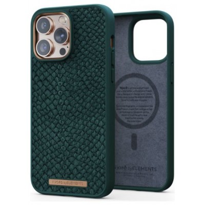 FUNDA MAGSAFE IPHONE 14 PRO MAX PIEL DE SALMON VERDE OSCURO NJORD (Espera 4 dias)