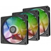 VENTILADOR GENESIS OXAL 120 ARGB NEGRO PACK 3 UDS VENTILADOR GENESIS OXAL 120 ARGB NEGRO PACK 3 UDS