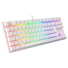 TECLADO GAMING GENESIS THOR 303 TKL RGB BLANCO MECANICO SWITCH OUTEMU MARRON