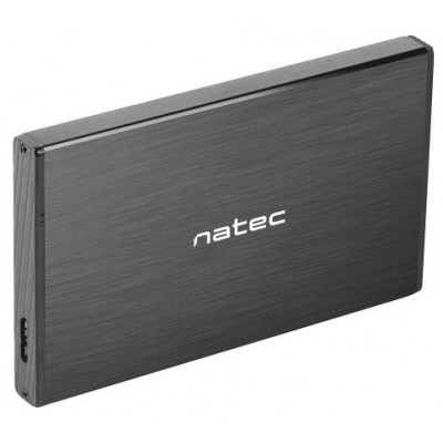 CAJA EXTERNA NATEC RHINO GO DISCO DURO 2,5" USB 3.0 SATA NEGRA