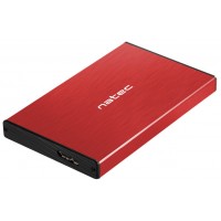 CARCASA HDD NATEC RHINO GO NKZ-1279 2,5" ROJA