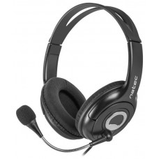 AURICULARES NATEC BEAR 2 NEGRO MICROFONO ALAMBRICO 3.5MM