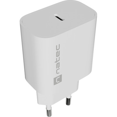 CARGADOR NATEC RIBERA 20W 1XUSB-C PD3.0 BLANCO CARGADOR NATEC RIBERA 20W 1XUSB-C PD3.0 BLANCO