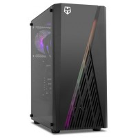 CAJA ATX SEMITORRE NOX HUMMER FROST NEGRA ARGB USB3