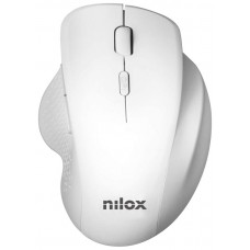 Nilox Ratón Wireless 3200 DPI, 2.4G, Blanco