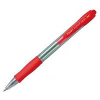 BOLIGRAFO RETRACTIL SUPERGRIP 1.0MM ROJO PILOT BPGP-10R-M-R (MIN12) (Espera 4 dias)