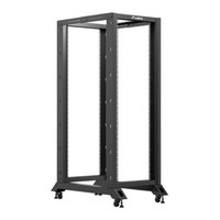 ARMARIO LANBERG ABIERTO RACK 19" 32U 600X1000 NEGRO
