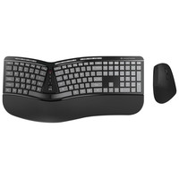 CONCEPTRONIC Kit de Teclado y Raton Ergonomico Inalambrico ORAZIO02ES