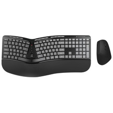 CONCEPTRONIC Kit de Teclado y Raton Ergonomico Inalambrico ORAZIO02ES