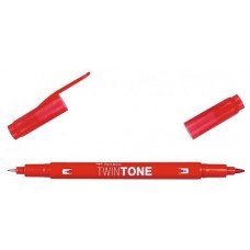 ROTULADOR MONO TWIN PERMANENTE CON DOBLE PUNTA FINA Y GRUESA. ROJO. TOMBOW OS-TME25 (MIN10) (Espera 4 dias)