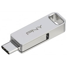 PNY USB Duo Link 3.2 64GB  - 1 x USB-C - 1 x USB 3.2 -