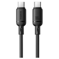 OS-BASEUS SILKY SERIES FAST CHARGING CABLE TYPE-C TO TYPE-C 100W 1M CLUSTER BLACK (Espera 4 dias) OS-BASEUS SILKY SERIES FAST CHARGING CABLE TYPE-C TO TYPE-C 100W 1M CLUSTER BLACK (Espera 4 dias)