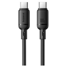 OS-BASEUS SILKY SERIES FAST CHARGING CABLE TYPE-C TO TYPE-C 100W 1M CLUSTER BLACK (Espera 4 dias) OS-BASEUS SILKY SERIES FAST CHARGING CABLE TYPE-C TO TYPE-C 100W 1M CLUSTER BLACK (Espera 4 dias)