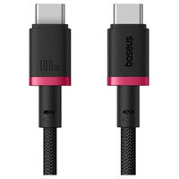 BASEUS DURA SERIES FAST CHARGING CABLE TYPE-C TO TYPE-C 100W 1M RED+BLACK (Espera 4 dias) BASEUS DURA SERIES FAST CHARGING CABLE TYPE-C TO TYPE-C 100W 1M RED+BLACK (Espera 4 dias)