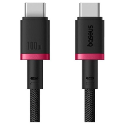BASEUS DURA SERIES FAST CHARGING CABLE TYPE-C TO TYPE-C 100W 1M RED+BLACK (Espera 4 dias) BASEUS DURA SERIES FAST CHARGING CABLE TYPE-C TO TYPE-C 100W 1M RED+BLACK (Espera 4 dias)