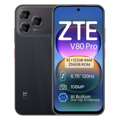 SMARTPHONE ZTE BLD V80 P 8-256 BK SMARTPHONE ZTE BLD V80 P 8-256 BK