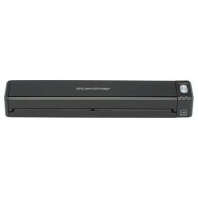 FUJITSU Escaner ScanSnap iX100, Escaner Movil LED USB 2.0 con Alimentacion USB/por red electrica, Simplex, A4, 12 ppm/12 ipm.