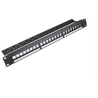 PEPEGREEN PATCH PANEL 24 PUERTOS Cat 6 UTP VACIO PEPEGREEN PATCH PANEL 24 PUERTOS Cat 6 UTP VACIO
