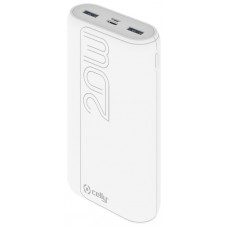 POWER BANK CELLY 20.000mAh PD 22W BLANCO· (Espera 4 dias)