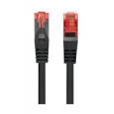 CABLE RED LANBERG LATIGUILLO CAT.6 S/FTP LSZH CU 3M NEGRO FLUKE  PASSED