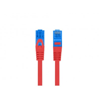 CABLE RED LANBERG LATIGUILLO CAT.6A S/FTP LSZH CCA 1M ROJO FLUKE PASSED