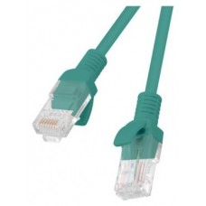 CABLE RED LANBERG LATIGUILLO CAT.6 UTP 0.25M VERDE FLUKE  PASSED