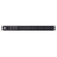 Aten PE0110SG unidad de distribución de energía (PDU) 10 salidas AC 1U Negro (Espera 4 dias)