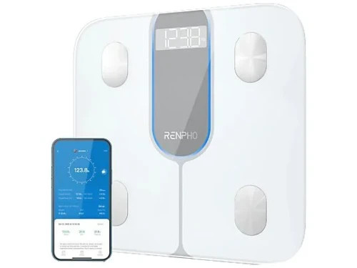 RENPHO ELIS 1C - SMART BODY SCALE - BLE - 3AAA - 11X11X1INCH / 28X28X2.5CM - WHITE (Espera 4 dias) RENPHO ELIS 1C - SMART BODY SCALE - BLE - 3AAA - 11X11X1INCH / 28X28X2.5CM - WHITE (Espera 4 dias)