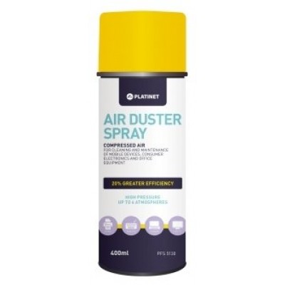 SPRAY DUSTER PLATINET 400ML (aire comprimido,