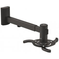 TooQ SOPORTE UNIVERSAL DE PARED GIRATORIO 360º E INCLINABLE PARA PROYECTOR NEGRO (Espera 4 dias)