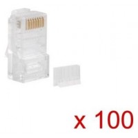 CONECTOR CAT.6 LANBERG UTP 8P8C PACK 100 UDS