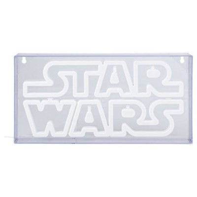 LÁMPARA LED ESTILO NEÓN LOGO STAR WARS 15 X 30 CM PALADONE PP13123SW (Espera 4 dias)