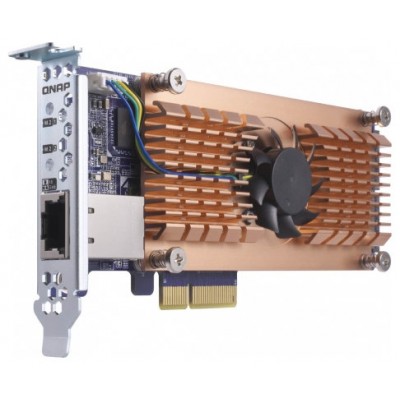 QNAP QM2-2P10G1T tarjeta y adaptador de interfaz PCIe,RJ-45 Interno (Espera 4 dias)