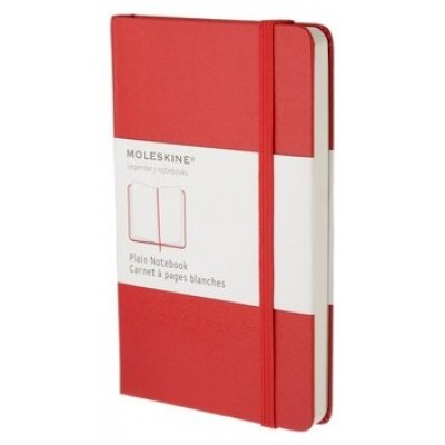 LIBRETA CLASICA TAPA DURA ROJA L (13X21CM) LISA MOLESKINE QP062R (Espera 4 dias)