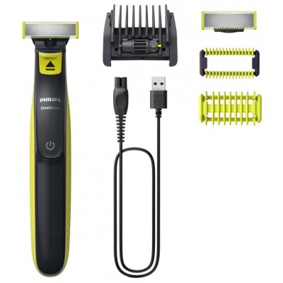 AFEITADORA CARA Y CUERPO PHILIPS ON BLADE 360º QP2824/20 WET ADN DRY CARGA USB