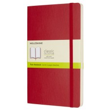 LIBRETA CLASICA TAPA BLANDA ROJO ESCARLATA L (13X21CM) LISA MOLESKINE QP618F2 (Espera 4 dias)