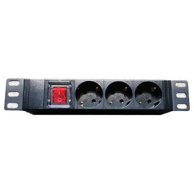PEPEGREEN PDU TIPO REGLETA METALICA 10" CON 3 TOMAS MAS INTERRUPTOR Y CABLE DE 2 M PEPEGREEN PDU TIPO REGLETA METALICA 10" CON 3 TOMAS MAS INTERRUPTOR Y CABLE DE 2 M