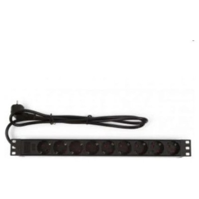 PEPEGREEN PDU TIPO REGLETA CON 9 TOMAS Y CABLE DE 2 M PEPEGREEN PDU TIPO REGLETA CON 9 TOMAS Y CABLE DE 2 M