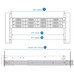QNAP RAIL-B02 Rail Kit Gu&iacute;a de Montaje