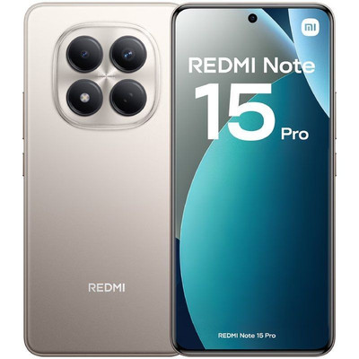 SMARTPHONE REDMI NOTE 15 PRO (8+256GB) TITANIO XIAOMI (Espera 4 dias)