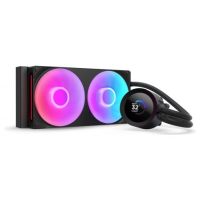 NZXT Kraken Plus RGB 240 Procesador Sistema de refrigeración líquida todo en uno 12 cm Negro (Espera 4 dias)