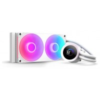 NZXT KRAKEN 240 RGB V2 - 240MM AIO LIQUID COOLER W/ 1.54IN. DISPLAY & RGB CORE FAN ENTRY VERSION (WHITE) (Espera 4 dias)