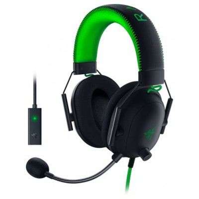 Razer BlackShark V2 Auriculares Diadema Conector de 3,5 mm Negro, Verde (Espera 4 dias)