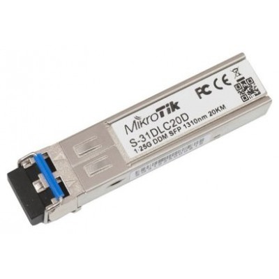 MikroTik S-31DLC20D Modulo SFP Mono Modo 20Km