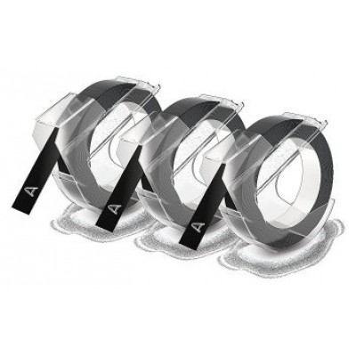 PACK 3 CINTAS ETIQUETA NEGRO 9MMX3M. DYMO S0847730 (Espera 4 dias)