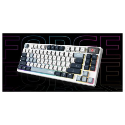 TECLADO MSI FORGE GK600 TKL W SKY ES (Espera 4 dias)